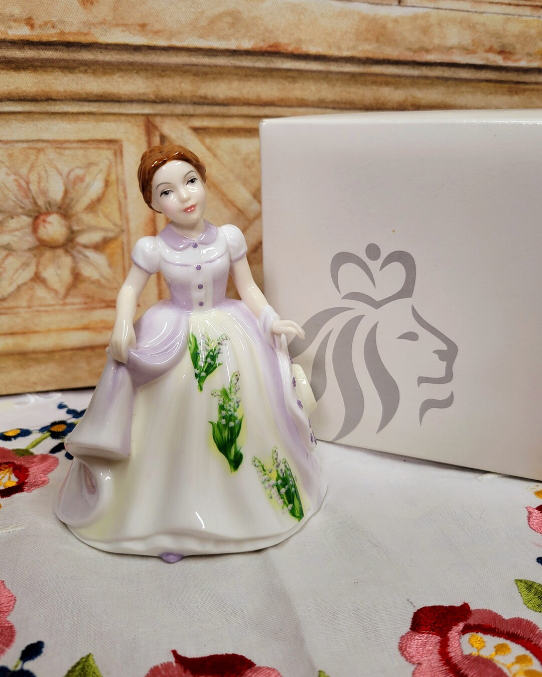 Royal Doulton Flower of the Month Figurine May Lily of the Etsy