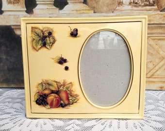 Aynsley Orchard Gold Fruit Photo Frame, Oval Aperture, 9" x 7.5"