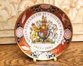 SPODE エリザベス女王 記念プレート　1952-2002 Spode Golden Jubilee Her Majesty Queen Elizabeth the Second