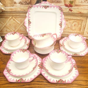 英国アンティーク☆ 1920-1932年 パラゴン ケーキスタンド Star