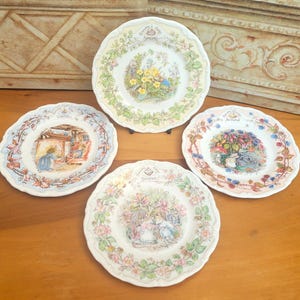   Brambly Hedge プレート4枚セット Brambly Hedge プレート4枚セット Brambly Hedge Plate - Etsy
