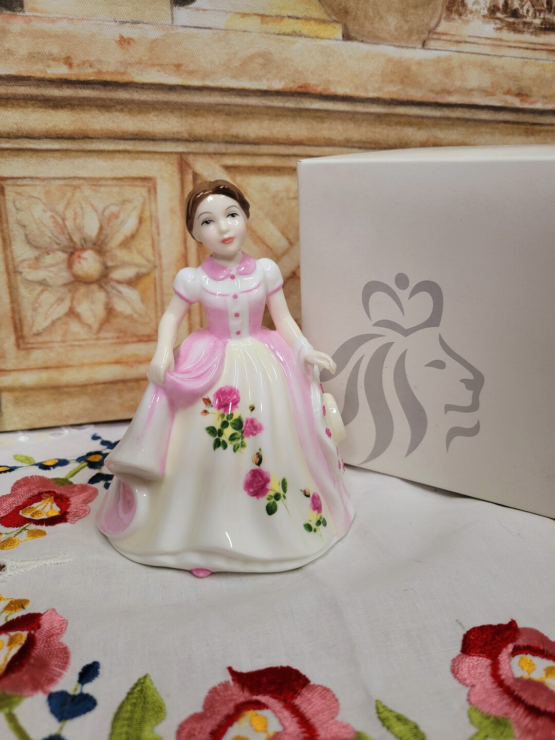 Royal Doulton Flower of the Month Figurine June Roses Etsy