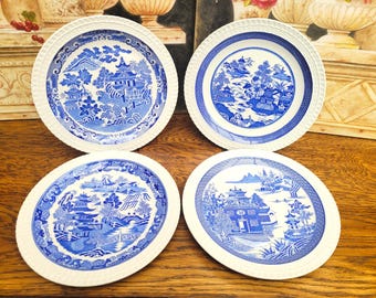 Spode Blue Room Willow Series Set of Dinner Display Plates