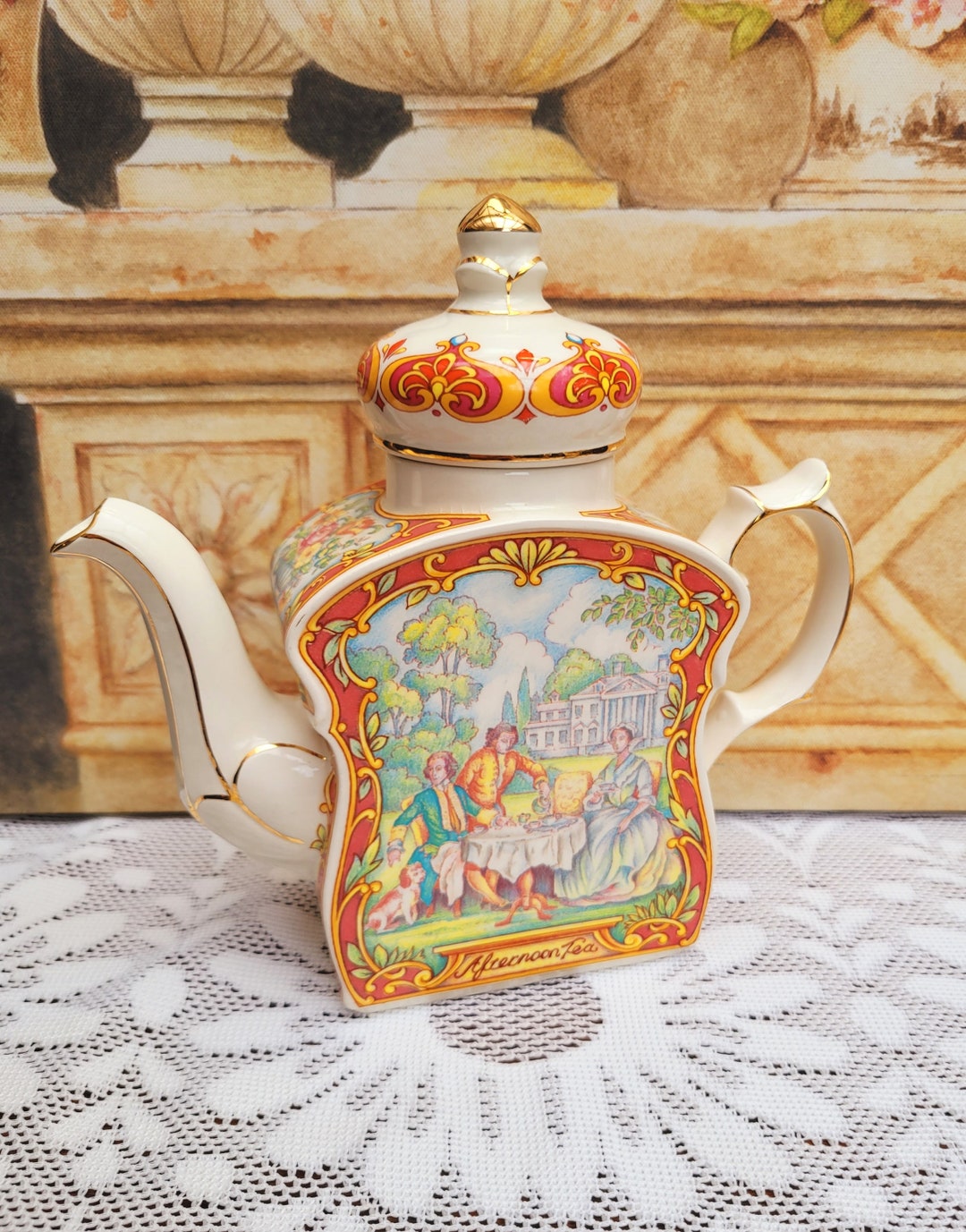 Sadler Teapot World of Tea Collection Afternoon Tea Made in Etsy