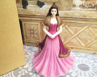 Coalport Figurine Classic Elegance SADIE, Hand Decorated Bone China Boxed