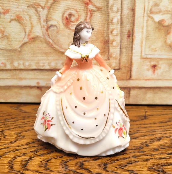 Coalport Figurine Fairest Flowers, Miniature Figure, Made in