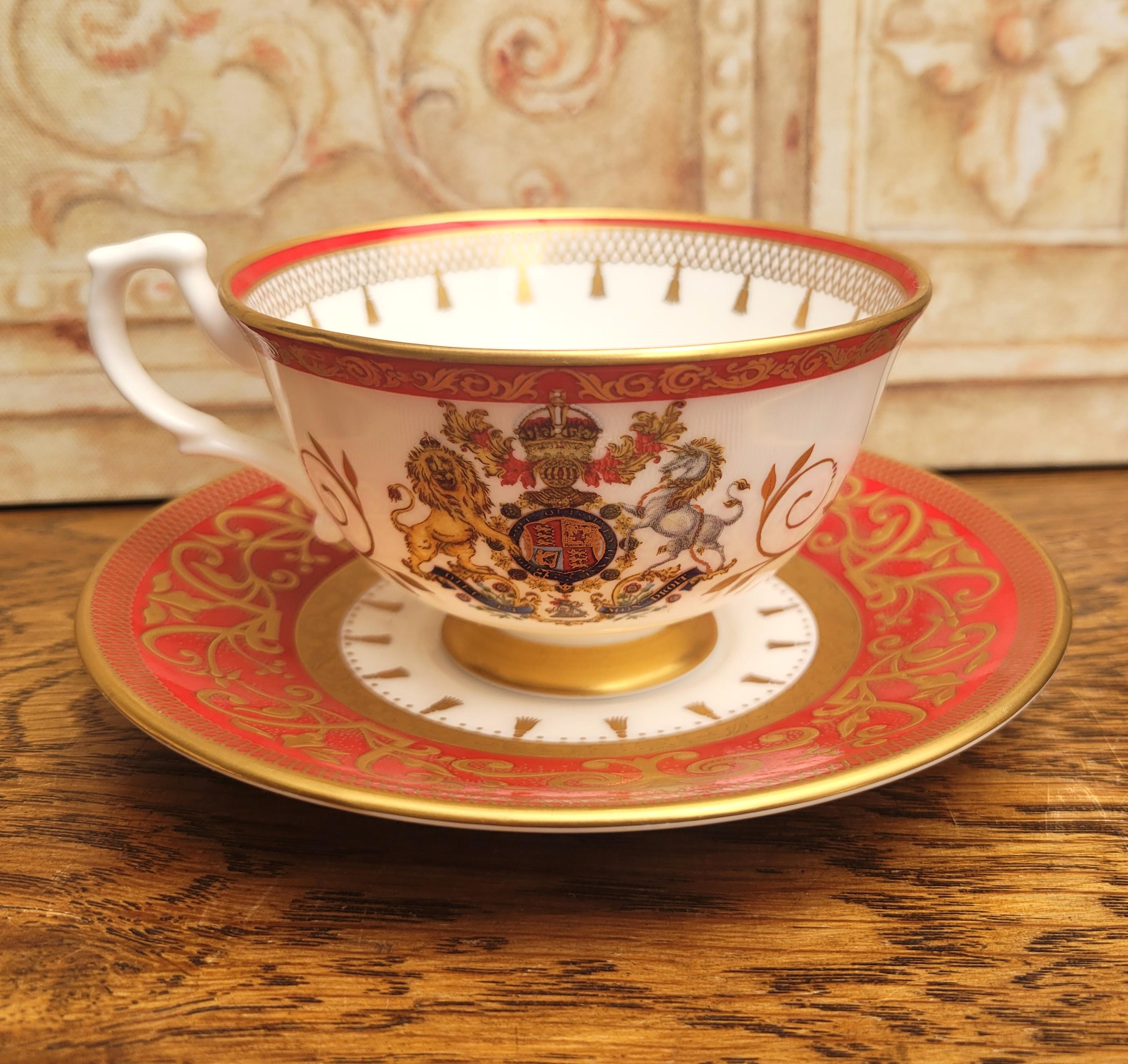 The Royal Collection Queen Elizabeth II Tea Cup & Saucer, 60th