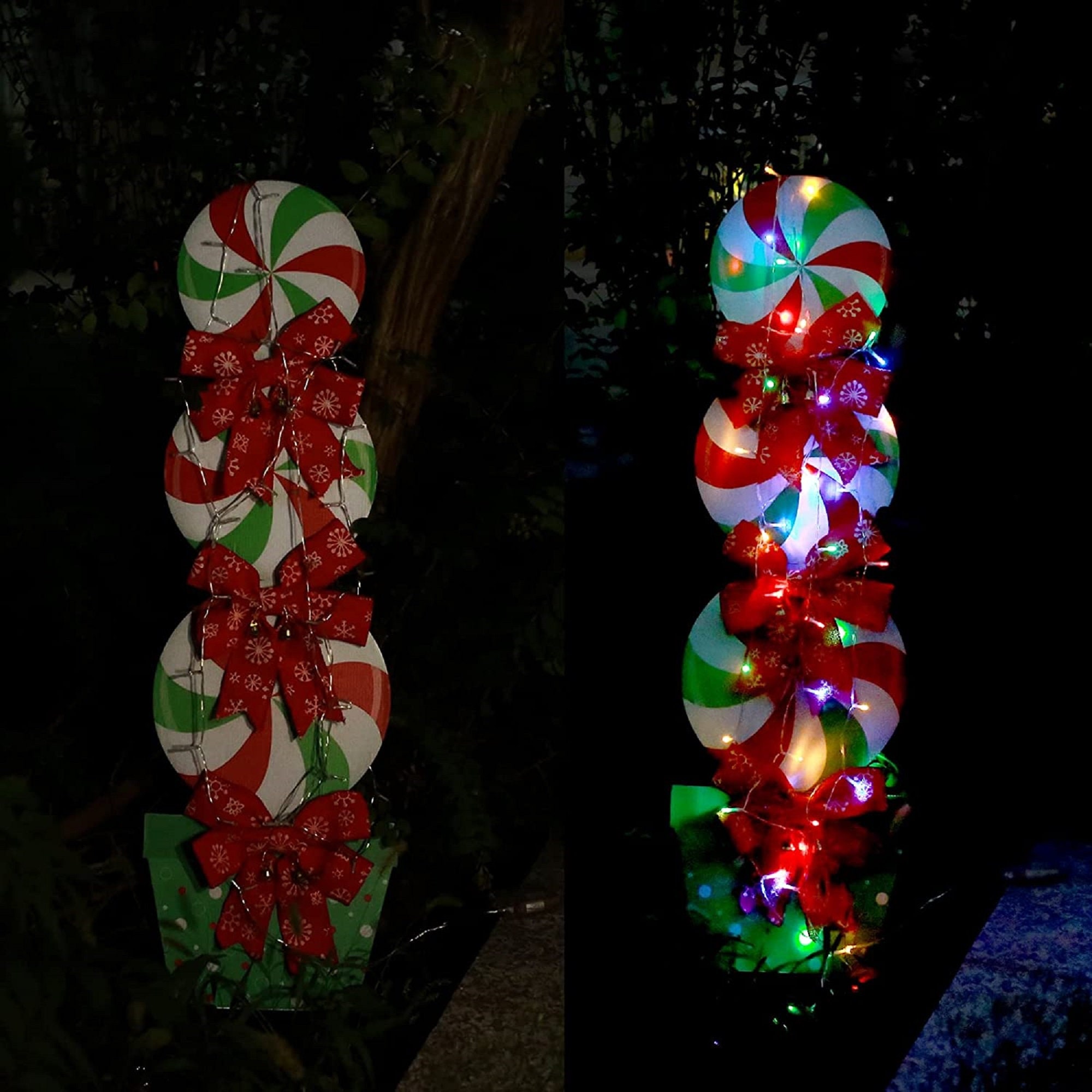 Christmas Yard Signs Christmas Outdoor Decoration Candy Etsy