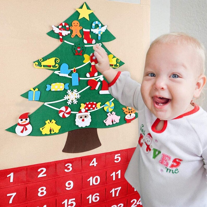 24 Days Countdown Calendar With 24pcs Christmas Advent Etsy