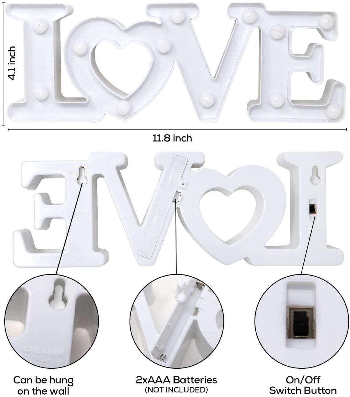 Love Sign Decoration Table Top Decor for Valentines Day Etsy