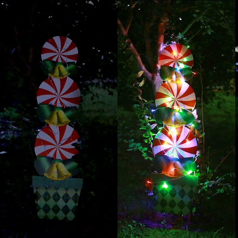 Yard Stakes Christmas Decorations Yard Signs With Christmas Etsy