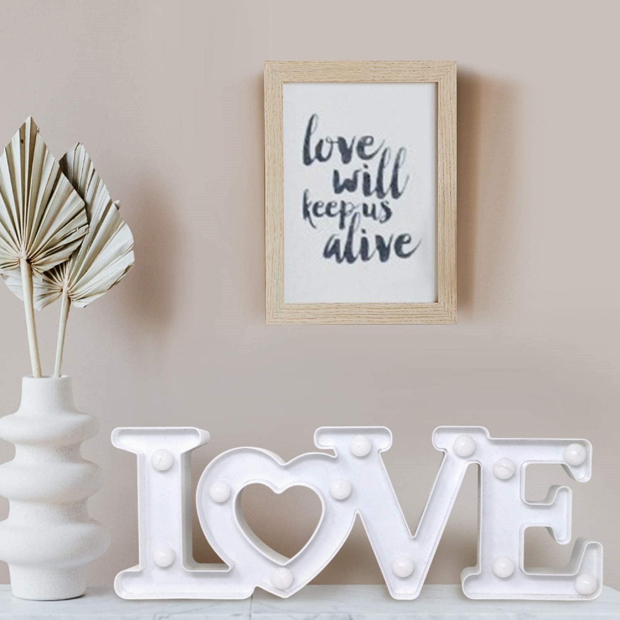 Love Sign Decoration Table Top Decor for Valentines Day Etsy
