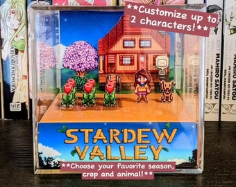 CUSTOMIZABLE Stardew Valley 3D cube diorama