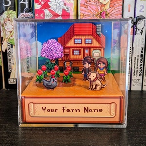 Diorama cube 3D PERSONNALISABLE Stardew Valley image 1
