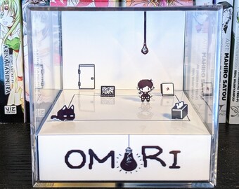 Omori and Basil Dream Form Amigurumi Plush Keychain Inspired 