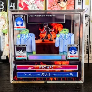 OMORI Bossman Hero Boss Battle 3D cube diorama