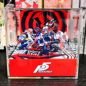 Persona 5 3D cube diorama