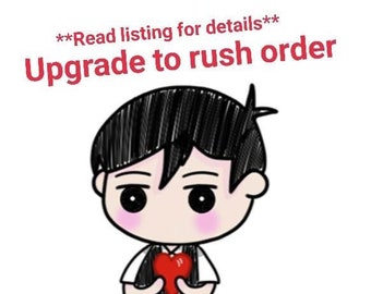 Rush order upgrade **Read listing for details**