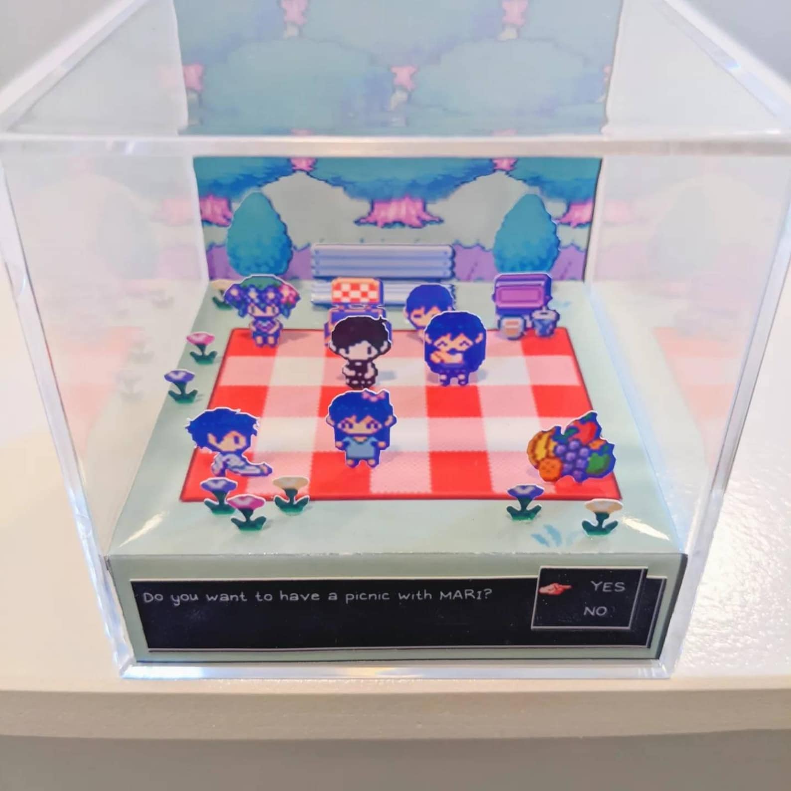 OMORI 3D Cube Diorama Bundle choose Any 3 Sticker Bonus Etsy Ireland