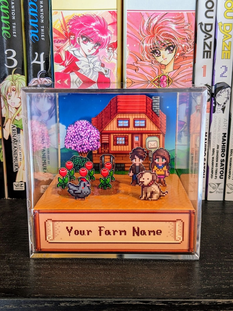 Diorama cube 3D PERSONNALISABLE Stardew Valley image 1