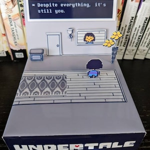 UNDERTALE Diorama cube 3D double face Malgré tout, c'est toujours vous C'est vous image 4