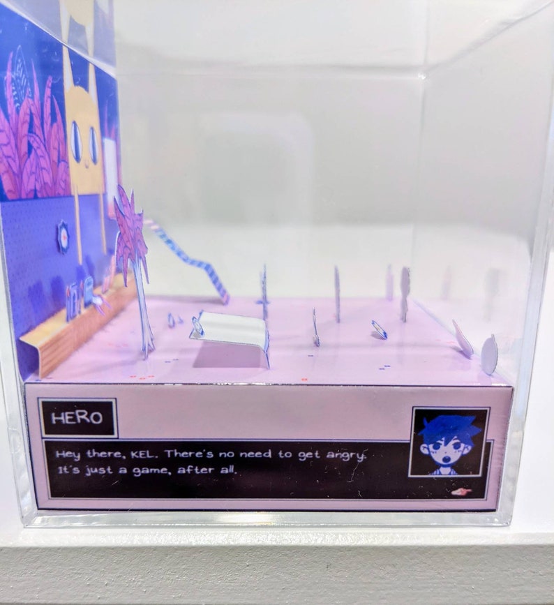 OMORI Neighbor's Room 3D Cube Diorama | Etsy