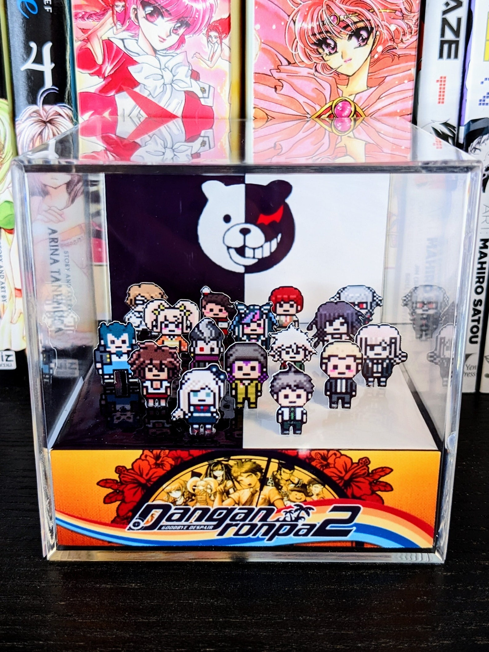 Danganronpa DGRP 2 Goodbye Despair 3D cube diorama | Anime gift | Otaku | Weeb | Cute gift | Gamer gift | Video game merch