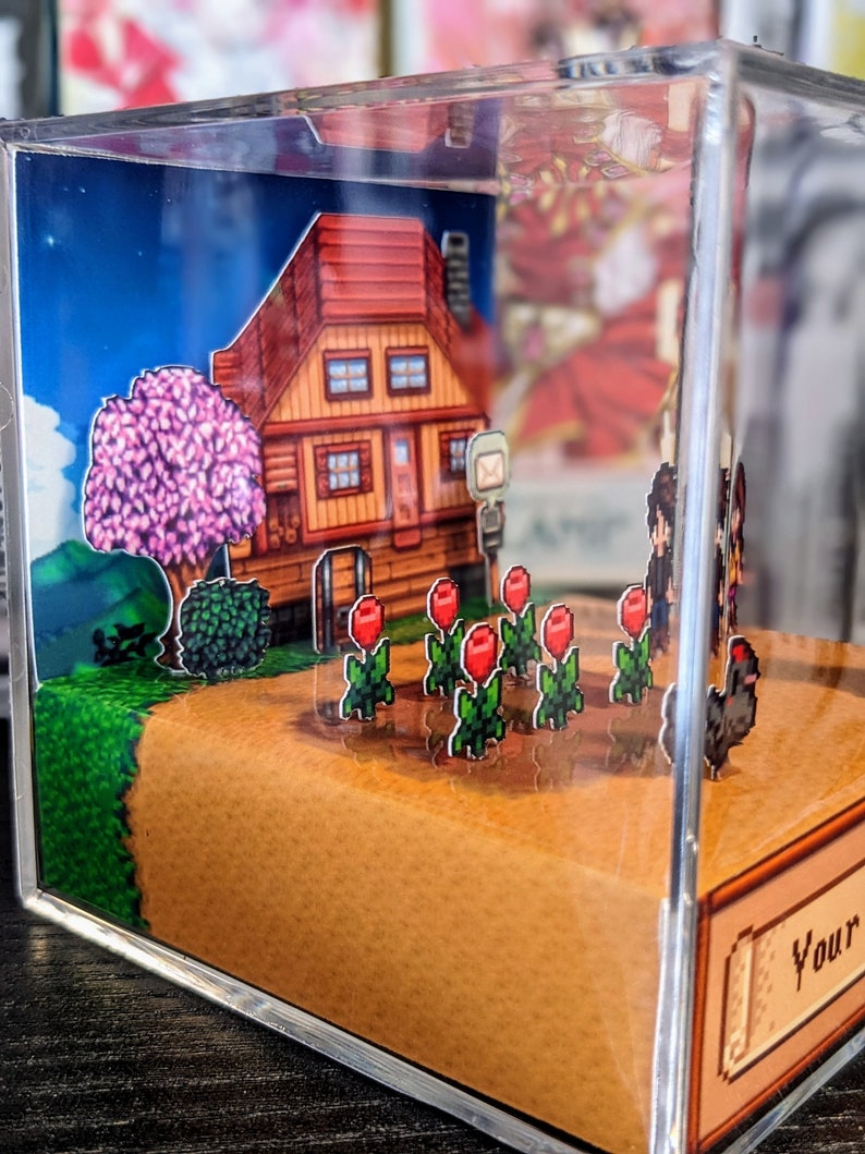 Diorama cube 3D PERSONNALISABLE Stardew Valley image 3