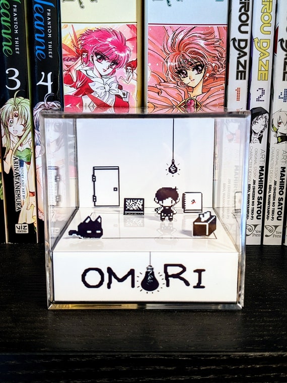 OMORI White Space 3D Cube Diorama - Anime Gift, Otaku, Weeb, Cute