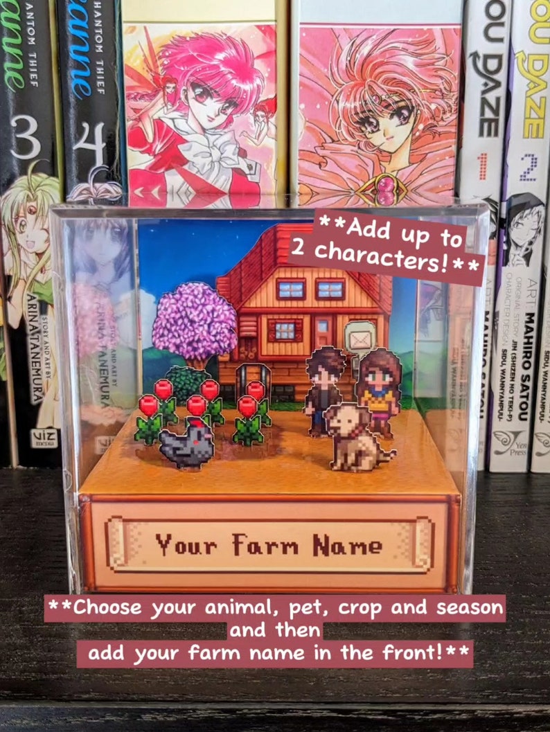 Diorama cube 3D PERSONNALISABLE Stardew Valley image 2