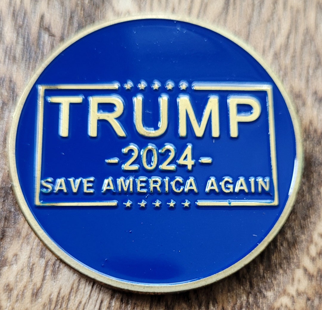Trump 2024 Challenge Coin Etsy