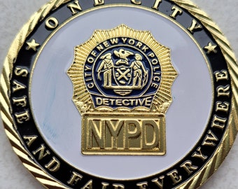 NYPD ESU Emergency Service Squad 10 New York City Police Challenge Coin #582B 