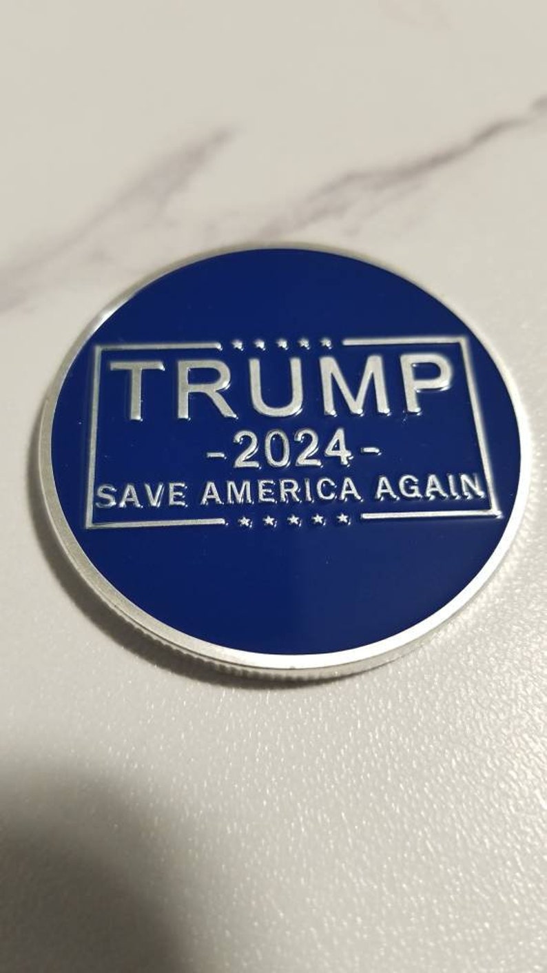 Trump 2024 Challenge Coin Etsy