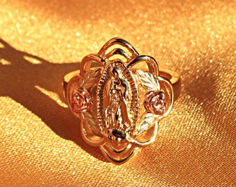 Sacred Virgin Mary Heart Band Ring Sacred Virgin Mary Heart Ring Size 6 to 9 Sacred Virgin Mary Heart Band Ring Sacred Virgin Mary Heart Ring Size 6 to 9