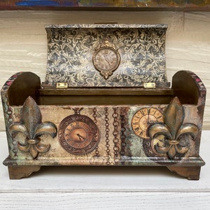 ON ORDER - hand-made gift, gift for her, Alice in Wonderland, jewelry box, gift jewellery box, Alice decor, Wonderland home decor