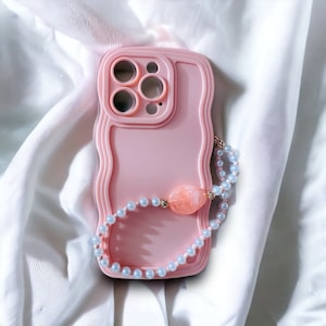 Telefoonhoesje en juweel - golvende randhoesje - alleen of in duo - telefoonhoesje - iPhone hoesje