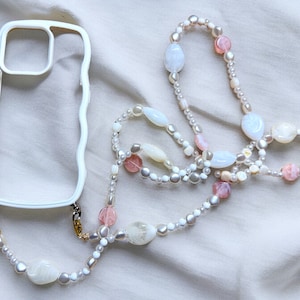 Lange telefoonketting - hoesje en bandje - hoesje met koord