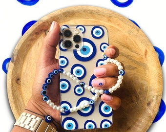 Phone case - iPhone case - case and phone jewel - alone or in duo - nazar