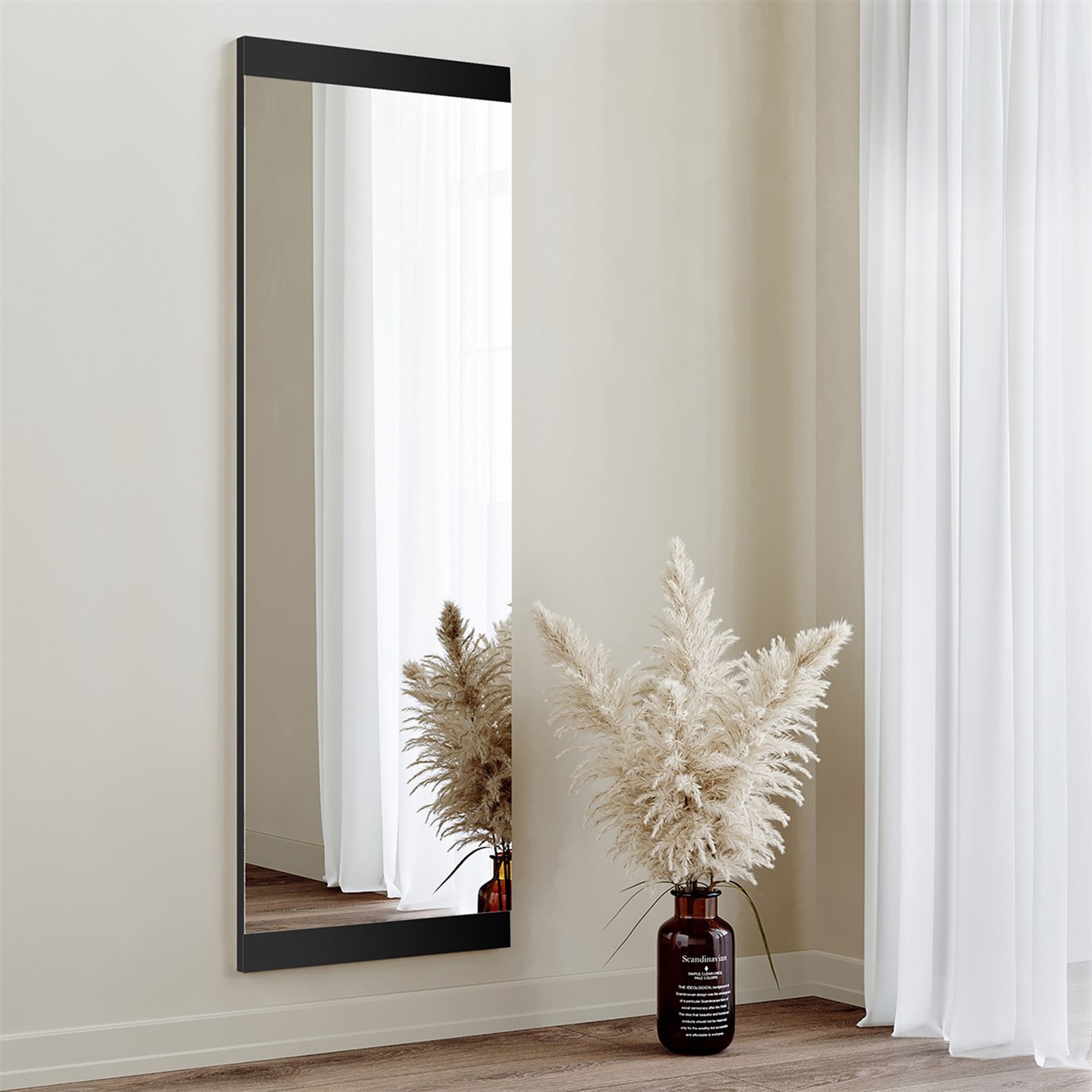 48 Full Length Floor & Wall Mirror Minimalist Large Etsy