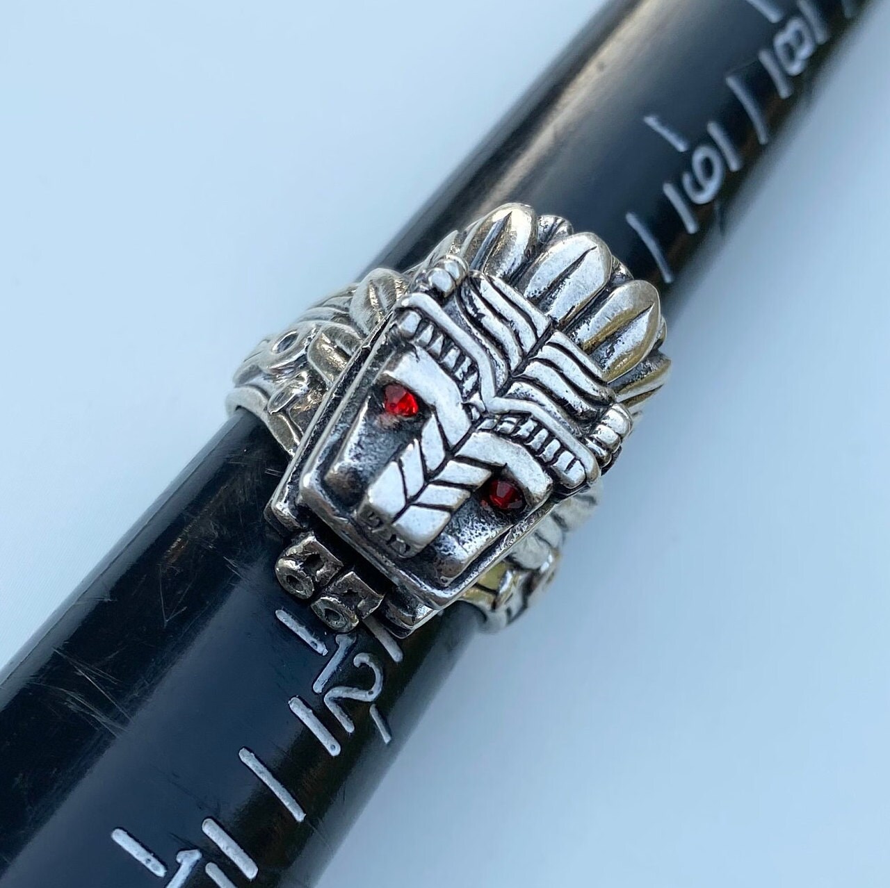 Quetzalcoatl Aztec - Kukulkan Mayan Ring Solid Silver 925 / Azteca ...