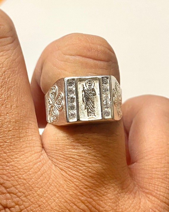 Anillo de san judas outlet tadeo plata