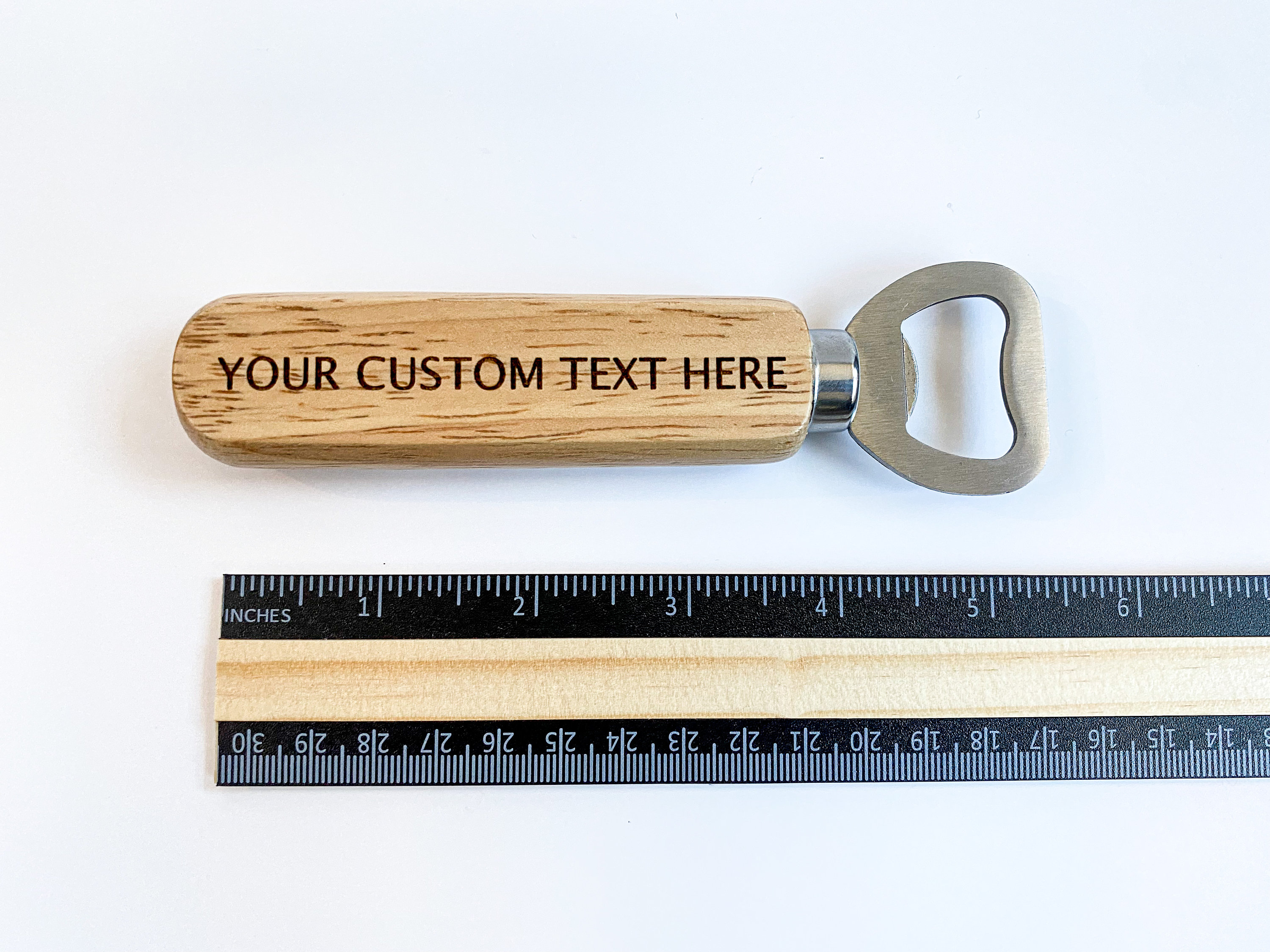Custom Funny Quotes and Sayings Leatherette Bottle Opener