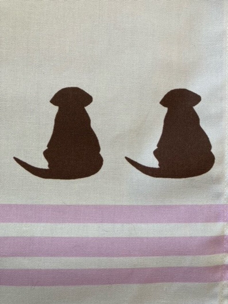 Chocolate Labrador Tea Towel Tea Towel With a Chocolate Lab Etsy UK