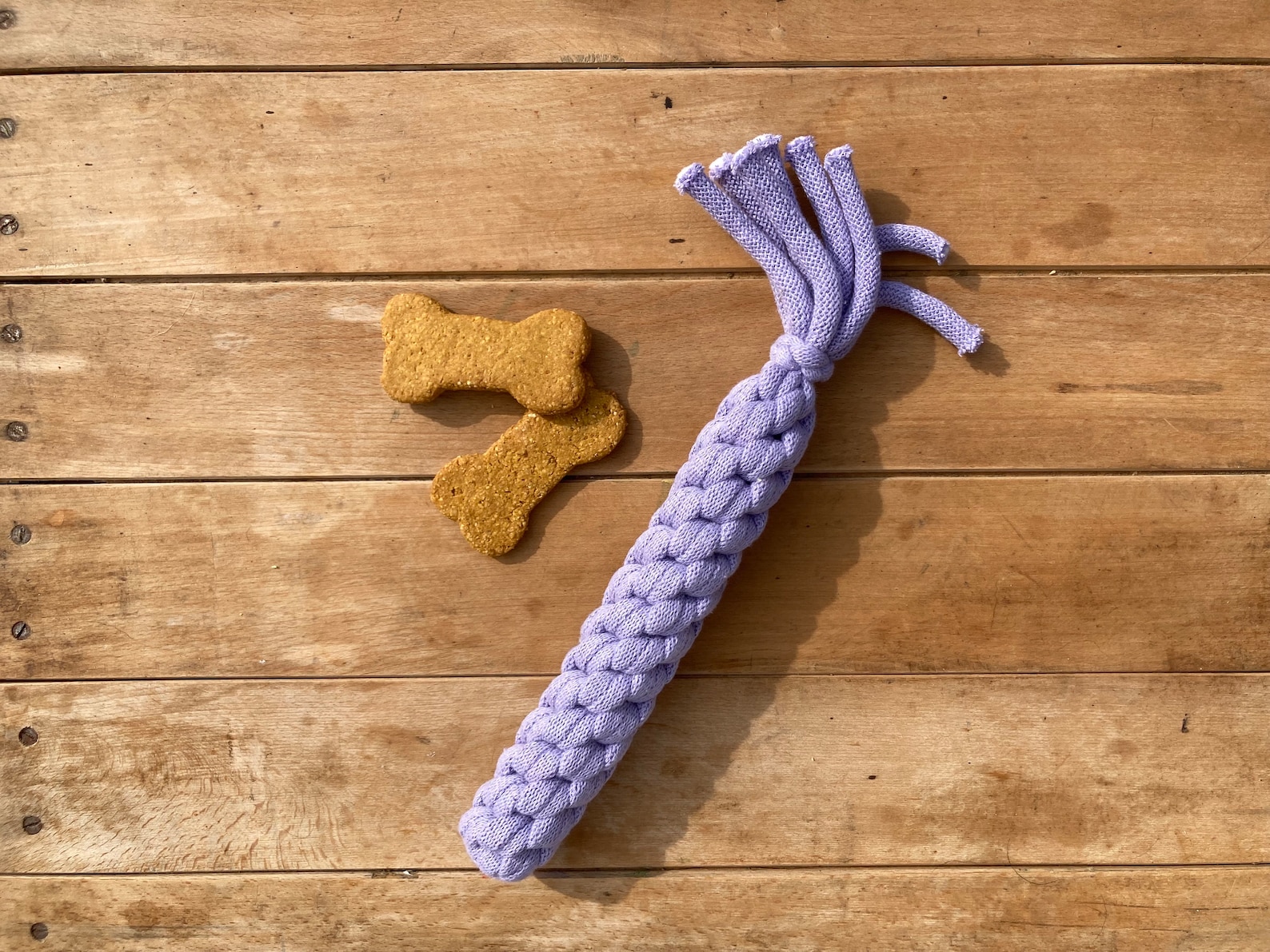 Recycled Cotton Dog Toy, Dog Gifts, Stocking Fillers for Dogs, Dog Toy, Recycled Dog Toy, Gift