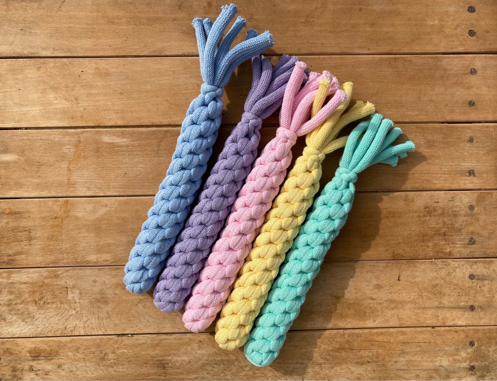 Recycled Cotton Dog Toy, Dog Gifts, Stocking Fillers for Dogs, Dog Toy, Recycled Dog Toy, Gift