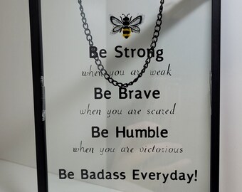 Beautiful Framed quote