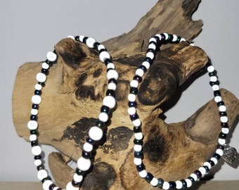 Handmade Miracle & rainbow bead Anklet