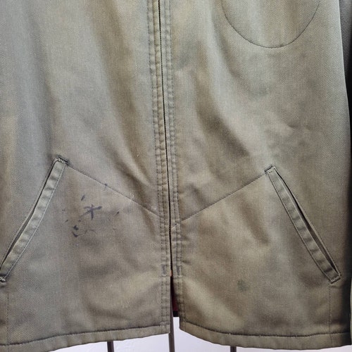 L 1960's Oshkosh B'Gosh Coat. Army Green. shops Well Worn.