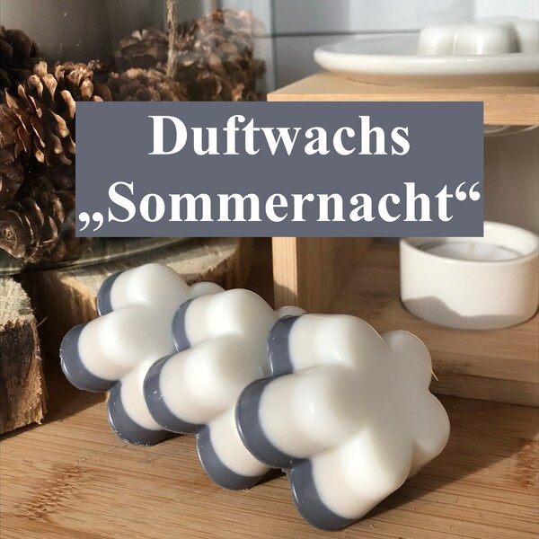 Duftwachs "Sommernacht", Wachs-Melt, Raumduft