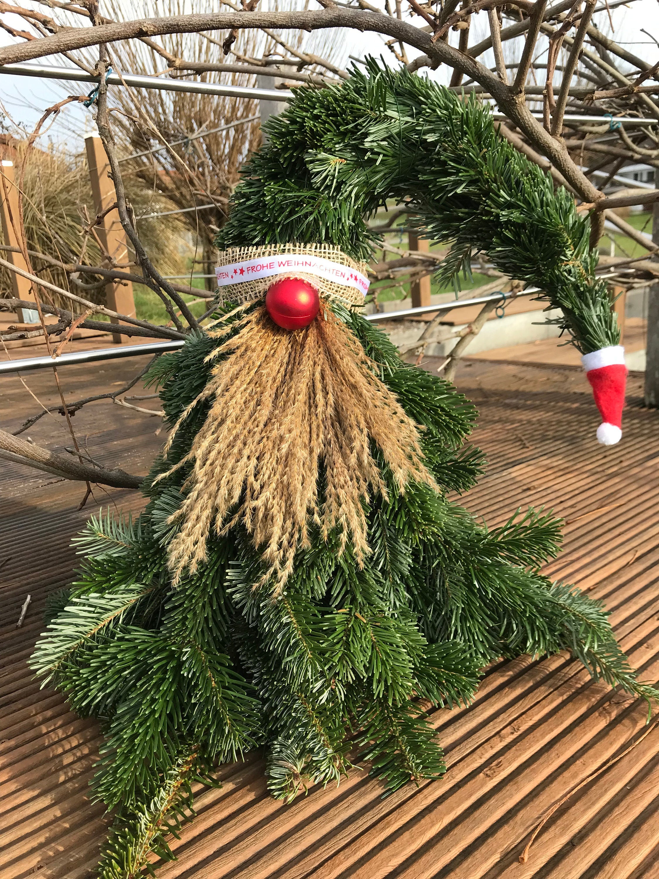 VORBESTELLUNG!!! Wichtel, Geschenkidee zum Weihnachten, Weihnachtswichtel frisch, Weihnachtsdeko für draußen, Höhe 50 cm